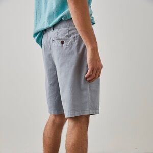 Rails Men’s Boden Shorts in Gravel Grey Linen Blend